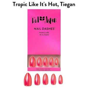 Red Aspen Pink Nail Dashes